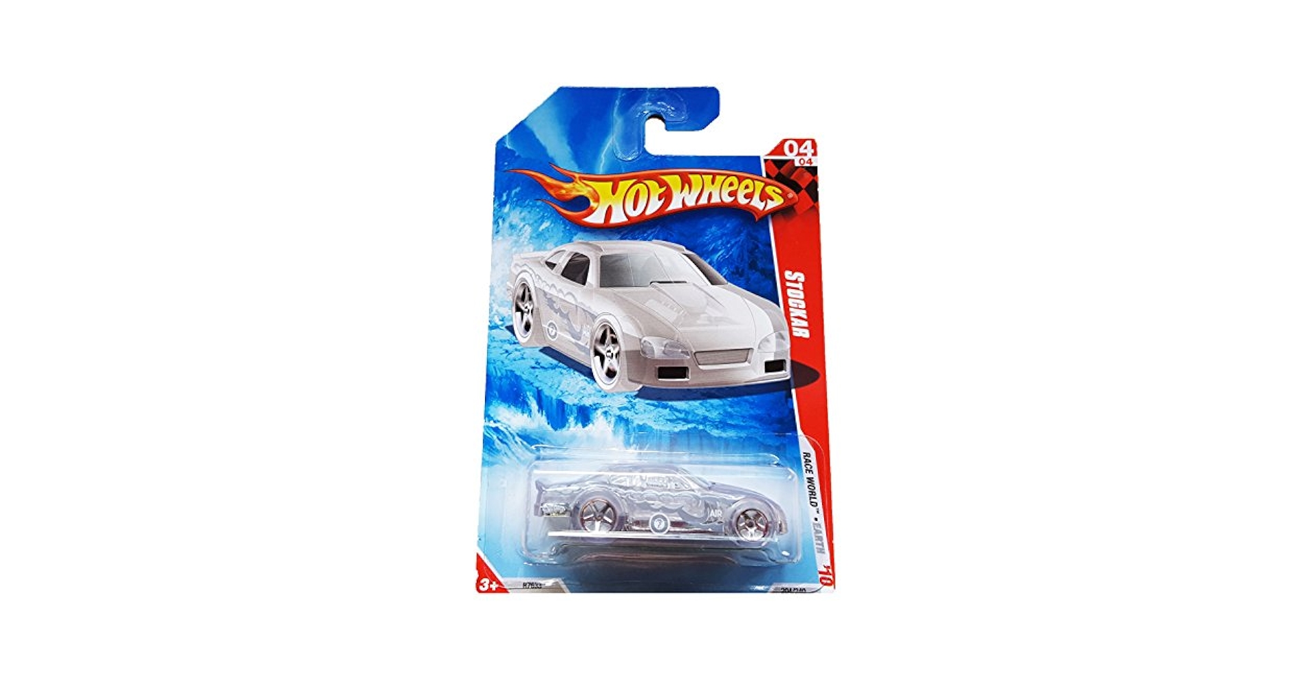 Amazon.com: Qiyun 2010 Hot Wheels 204 Clear Stockar w Clear